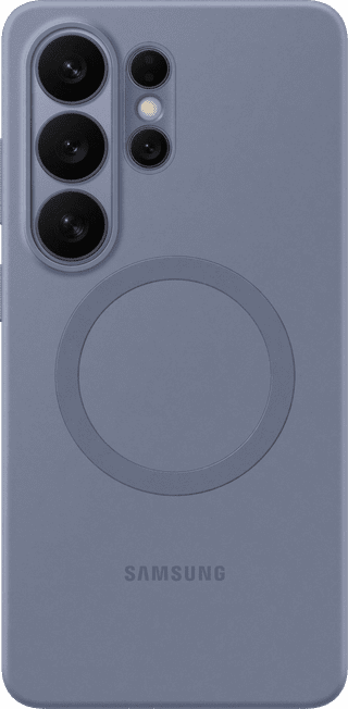 Samsung Galaxy S26 Ultra Siliconen Back Cover met Magneet Paars