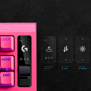Logitech G PRO X2 RAPID TKL Clavier Gamer Rose AZERTY