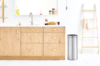 Brabantia Touch Bin 30L Matte Steel Fingerprint-Proof