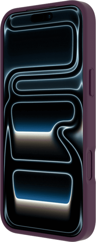 BlueBuilt MagSafe Hoesje iPhone 18/17 Pro Max Paars + Kaarthouder Leer Zwart