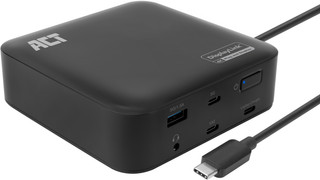 ACT Usb C Dual 4K Monitor DisplayLink Docking Station