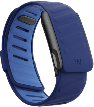 WHOOP MG Life Zwart Abonnement 1 Jaar + WHOOP MG SportFlex Band Blauw