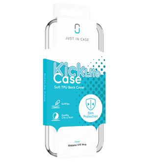 Just in Case KickLite Xiaomi 17T Pro Back Cover Transparent