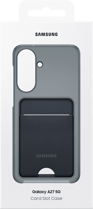 Samsung Galaxy A27 Card Slot Back Cover Black