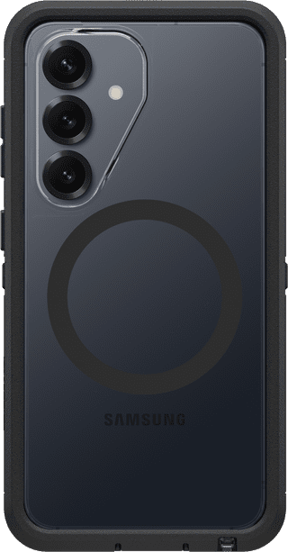 Otterbox Defender Samsung Galaxy S26 Back Cover met Magneet Transparant Zwarte Rand