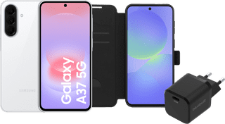 Samsung Galaxy A37 256 Go Blanc 5G + Pack d'Accessoires de Base