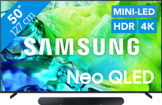 Samsung Neo QLED 50" QN80H (2026) + Samsung HW-S60D Zwart (2024)