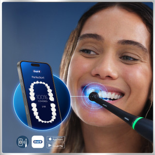 Oral-B iO 6N Black + Extra iO Gentle Care Brush Attachment