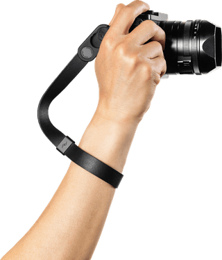 Peak Design Cuff Leather Camera Polsband Zwart