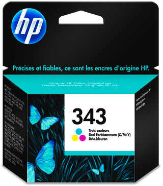 HP 343 Cartridges 3-Color Pack
