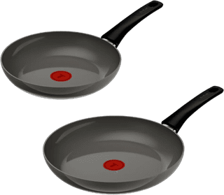 Tefal Renewal 2-piece ceramic frying pan set 24+28 cm