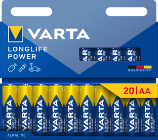 Varta Longlife Power AA Pack 20 stuks