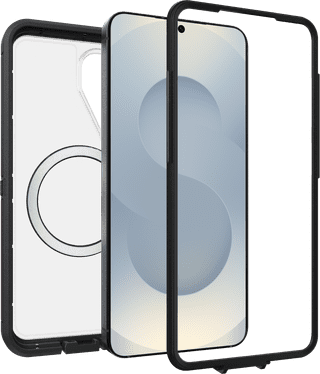 OtterBox Defender Samsung Galaxy S26 Back Cover with Magnet Transparent Black Belt