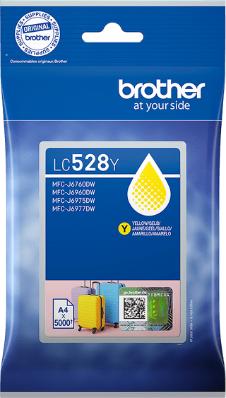 Brother LC-528 cartridge geel