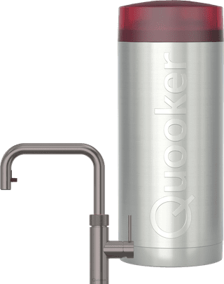 Quooker COMBI+ & Quooker Flex Square Gunmetal