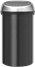 Brabantia Touch Bin 60 Litres Matt Black Anti-traces de Doigts Noir (anti-traces de doigts)