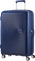 American Tourister Soundbox Valise à 4 Roulettes Extensible 77 cm Midnight Navy Bleu