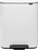 Brabantia Bo Pedal Bin 2 x 30 Litres White Blanc