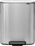 Brabantia Bo Poubelle à Pédale 2 x 30 Litres Inox Anti-traces de Doigts Acier inoxydable (anti-traces de doigts)