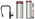 Quooker COMBI+ & Quooker Flex Square Noir & Quooker CUBE