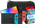 Nintendo Switch OLED Blue/Red + Nintendo Switch Sports + BlueBuilt Travel Case Blue, Red