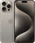 Refurbished iPhone 15 Pro Max 256GB Natural Titanium (Licht gebruikt) Grijs