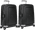 Samsonite S'Cure Spinner 55cm Duo Pack Black Zwart