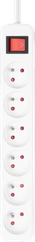 BlueBuilt Stekkerdoos 6-voudig 3 meter Wit