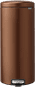 Brabantia NewIcon Poubelle à Pédale 30 Litres Warm Bronze