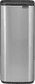 Brabantia Bo Touch Bin 30 Litres Matt Steel Anti-Traces de Doigts Argent