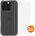 BlueBuilt Back Cover iPhone 16 Pro Transparant + Screenprotector Glas Duo Pack