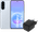 Samsung Galaxy A57 128GB Lichtblauw 5G + BlueBuilt Oplader met Usb C Poort 45W Zwart