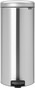 Brabantia NewIcon Poubelle à Pédale 30 Litres Matt Steel Inox (mat)