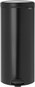 Brabantia NewIcon Poubelle à Pédale 30 Litres Matt Black Noir mat