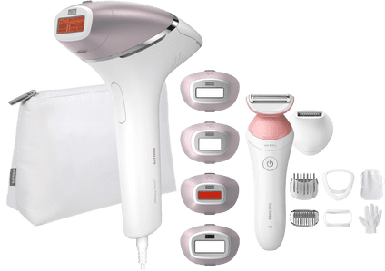 Philips Lumea IPL 8000 Series BRI947/00 + Philips BRL146/00 ladyshave IPL hair removal device