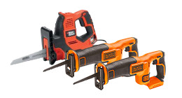 BLACK+DECKER reciprocating saws