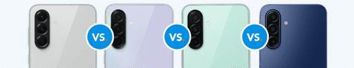 Vergelijk de Samsung Galaxy A serie smartphones