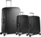 Spinner 55+55+75cm Black Suitcase Set