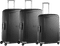 S'Cure Spinner 75cm + 75cm + 69cm Black Suitcases