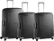S'Cure Valise à 4 Roulettes 69 + 75 + 69 cm Noir Valises