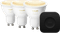 White Ambiance GU10 3-Pack + Bridge Pro
