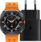 Watch Ultra Gris/Orange + Chargeur