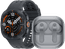 Samsung Galaxy Watch Ultra 2 5G Titane Noir 47 mm + Samsung Galaxy Buds4 Pro Blanc