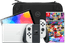 Nintendo Switch OLED Wit + Mario Kart 8 Deluxe + BlueBuilt Beschermhoes