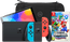 Nintendo Switch OLED Bleu/Rouge + Super Mario Bros. Wonder + BlueBuilt Housse de Protection