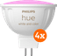 Philips Hue Spot White and Color MR16 Lot de 4