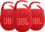 JBL Clip 5 Red 3-pack