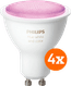 Philips Hue White and Color GU10 Lot de 4