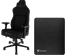 Vortech Prestige Gaming Chair Black + Vortech Floor Mat Black