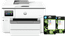 HP OfficeJet Pro 9730 + 2 Black + 2 Color Cartridges